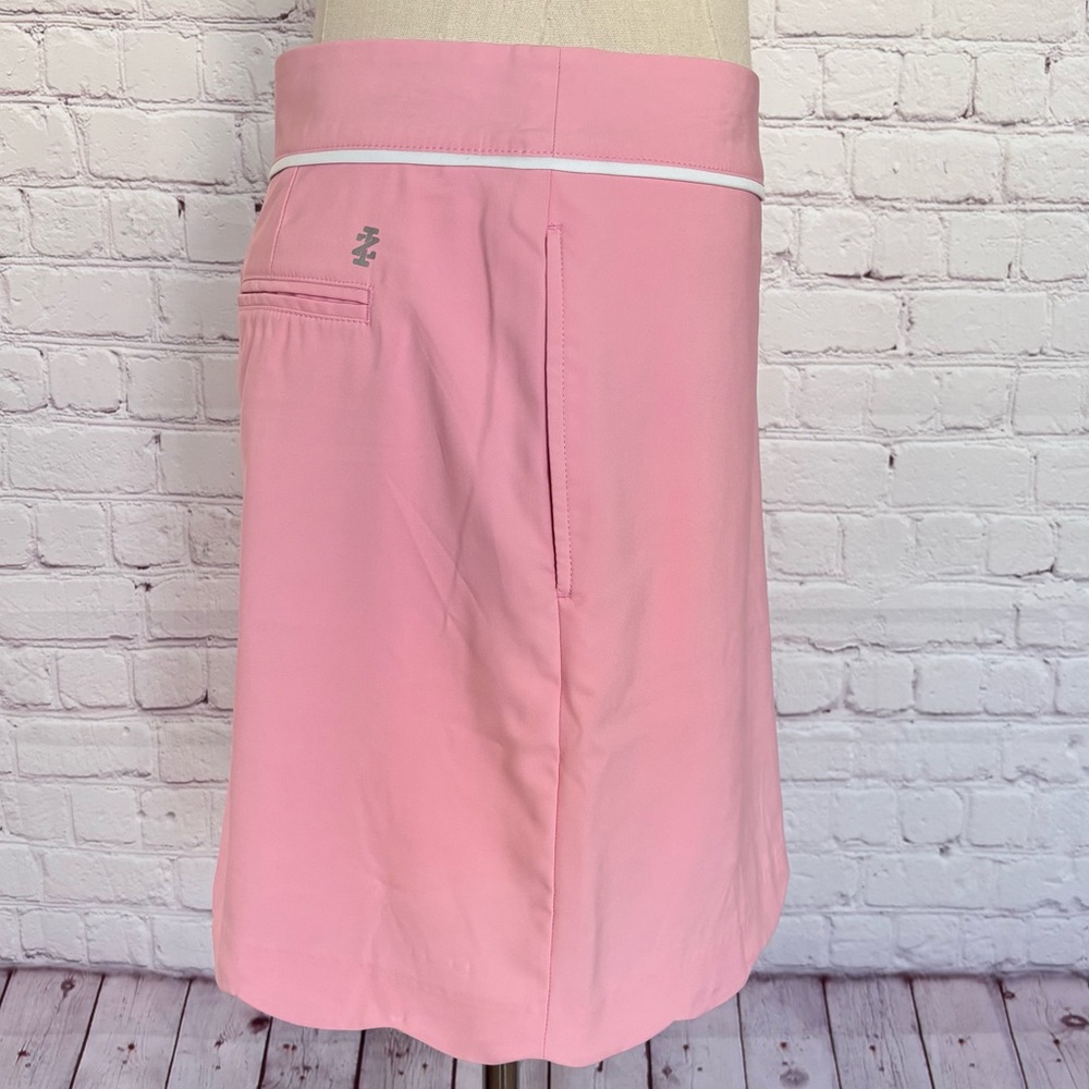 IZOD Sawgrass Candy Pink Scalloped Hem Golf Skort--NWT--10 - Picture 11 of 15